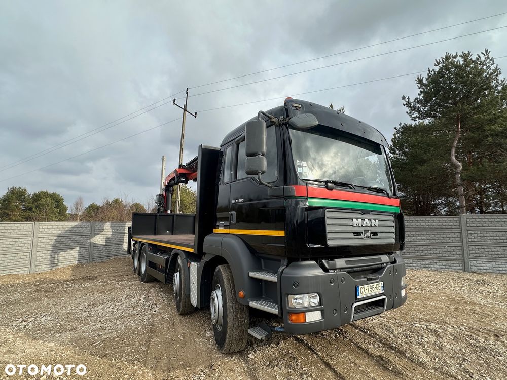 MAN TGA 32.400  8x4 z HDS Palfinger PK29002 + pilot - 2