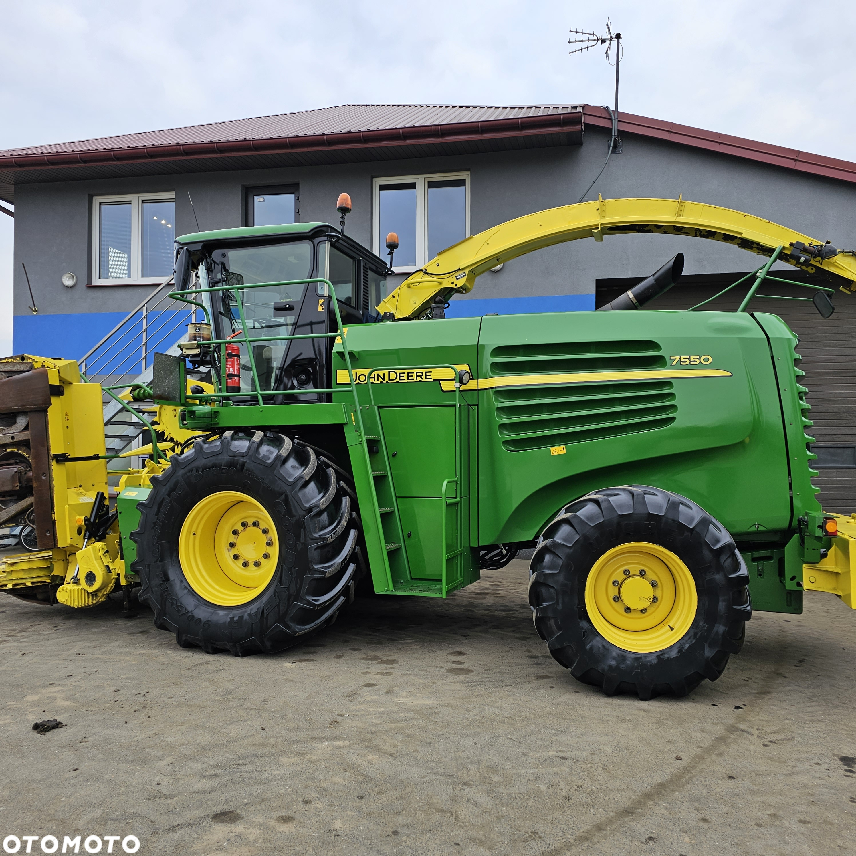 John Deere 7550 Sieczkarnia do Kukurydzy 4x4 do Trawy 7450  pro 7780 jd 7580 JOHN 7480 Jaguar 870 Profi - 4