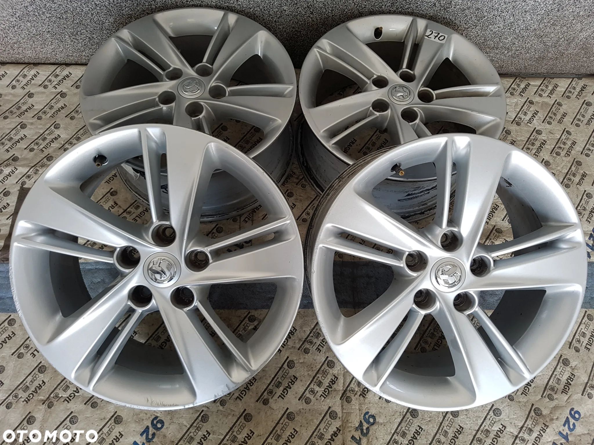 FELGI ALU ORYGINAŁ GM OPEL INSYGNIA B ASTRA J ZAFIRA C  7,5jx17  IS45 5x115 CZUJNIKI TPMS - 1
