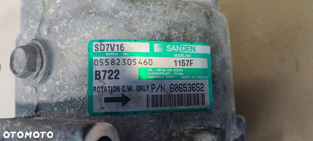 ALFA ROMEO 147 156 SPRĘŻARKA KLIMATYZACJI KOMPRESOR 1.9 JTD - 6