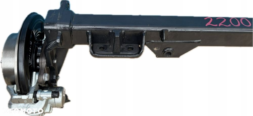 Opel Movano 22- oś tylna belka zawieszenia TYŁ 16 NOWA Wzmocnione Hamulce - 6