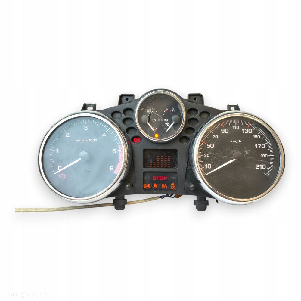 LICZNIK ZEGARY 9666637080 Peugeot 206+ 1.4 HDI Diesel europa - 5
