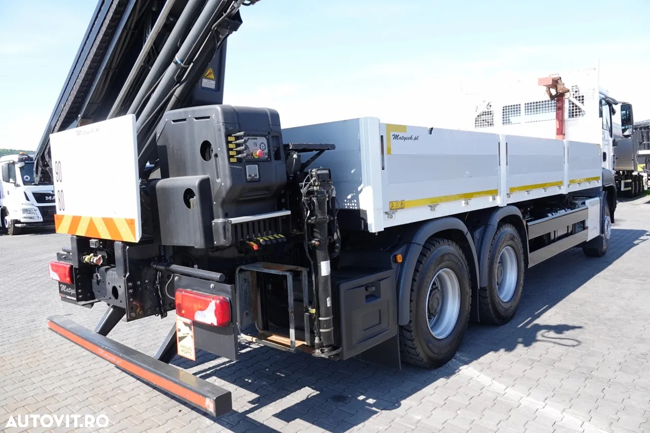 MAN TGS 26.400 / 6x4 / CUTIE - 6.5M / HDS HIAB 188 4xinaltime 13 metri / EURO 6 / 2016 /RADIO CONTROL / ROTATOR / - 14
