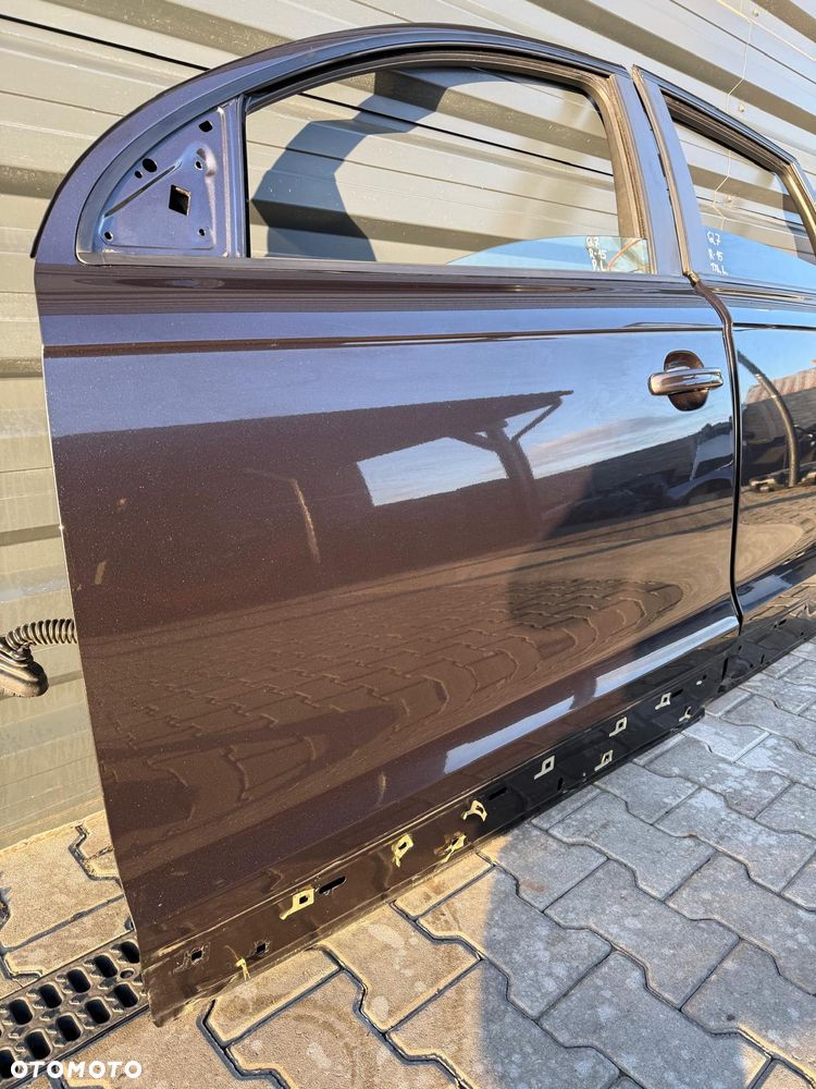 AUDI Q7 LIFT 4L 10-15 DRZWI LEWE TYLNE KOLOR LZ7L - 12