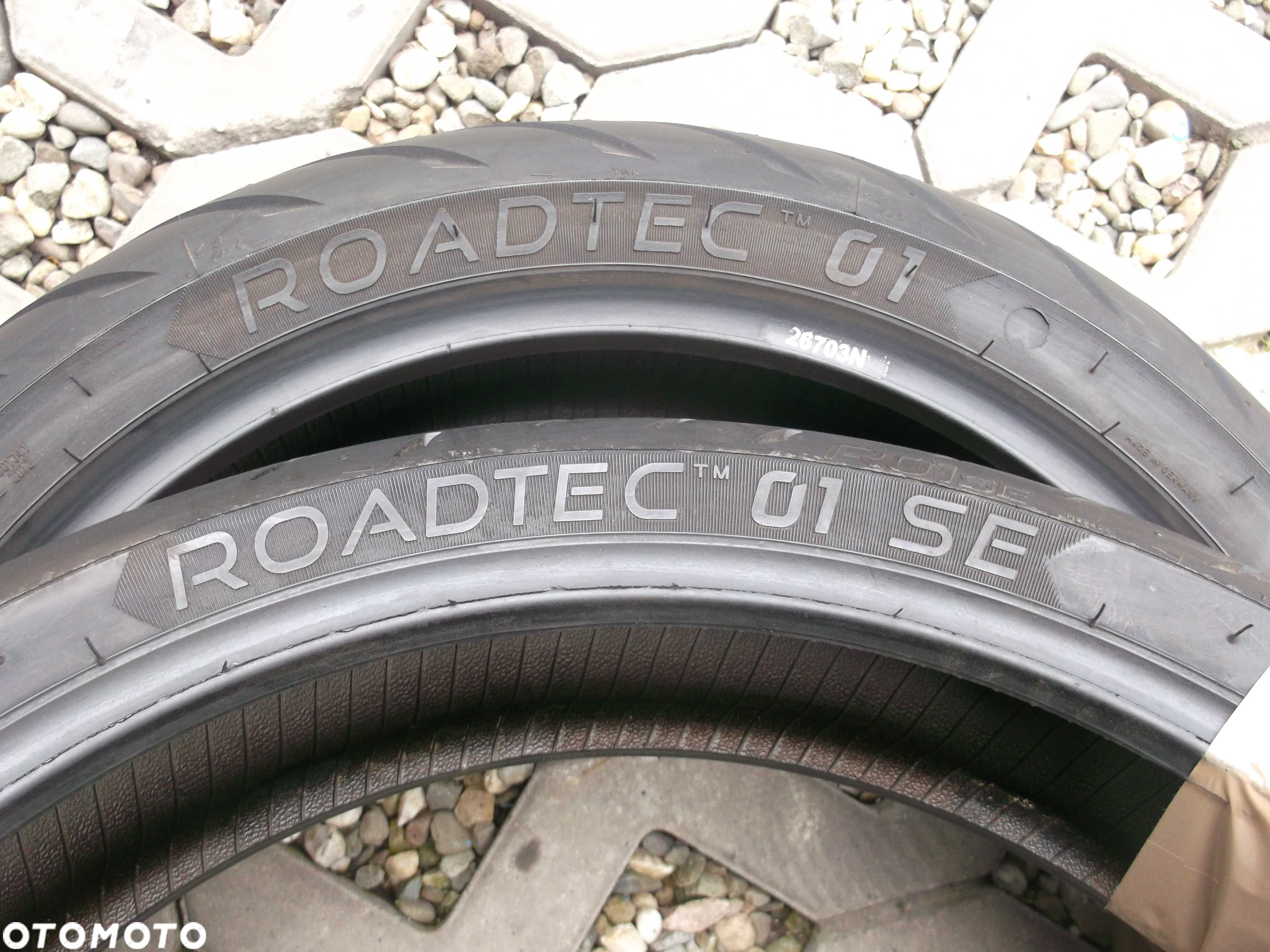 opona 120/70ZR17 180/55zr17 Metzeler Roadtec 01se komplet para stunt - 5