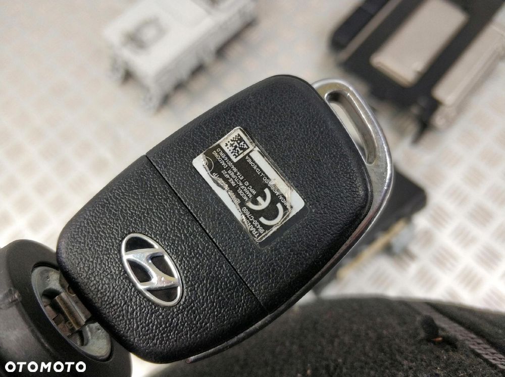 zestaw startowy odpalania komputer kluczyk immo HYUNDAI I20 II 1.4 CRDI - 11