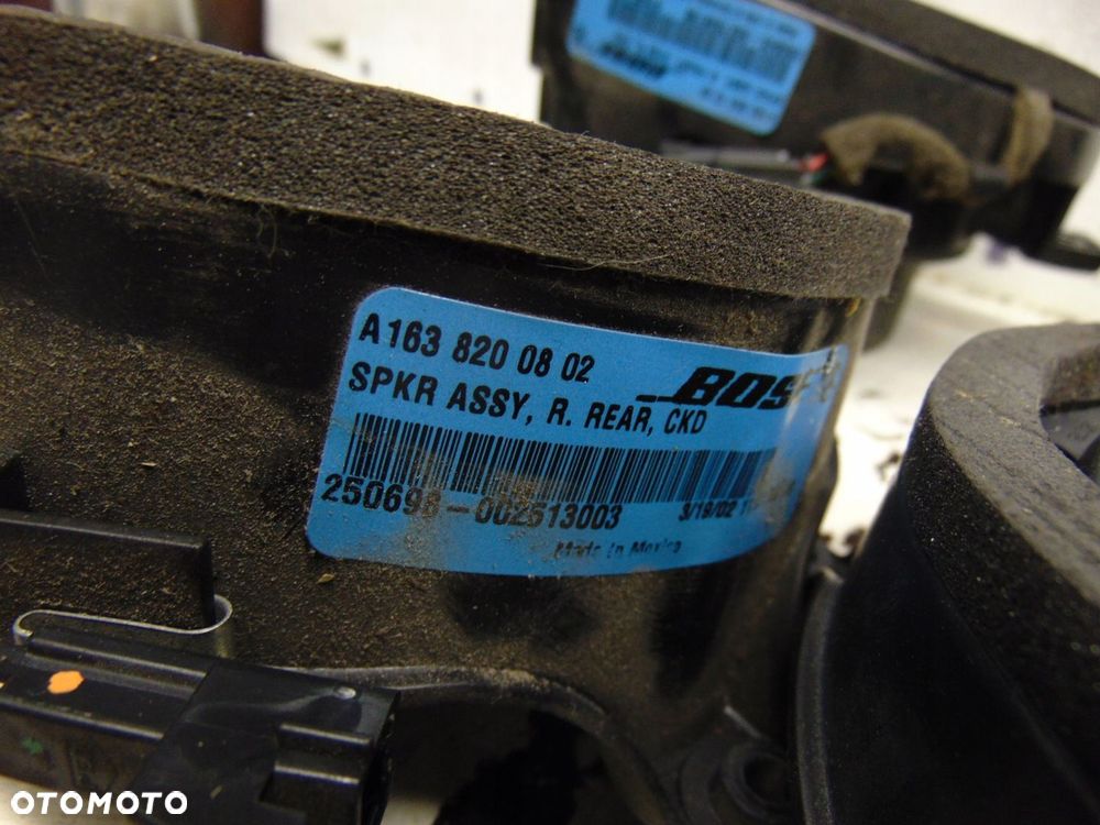 GŁOŚNIK BASOWY BOSE SUBWOOFER WZMACZNIAC GŁOŚNIKI KPL MERCEDES ML W163 LIFT - 12