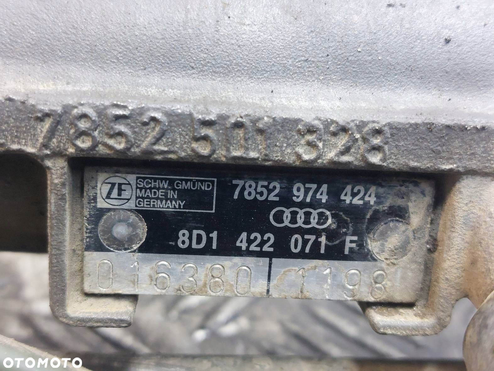 MAGLOWNICA PRZEKŁADNIA KIEROWNICZA  AUDI A4 B5 8D1422071F - 4