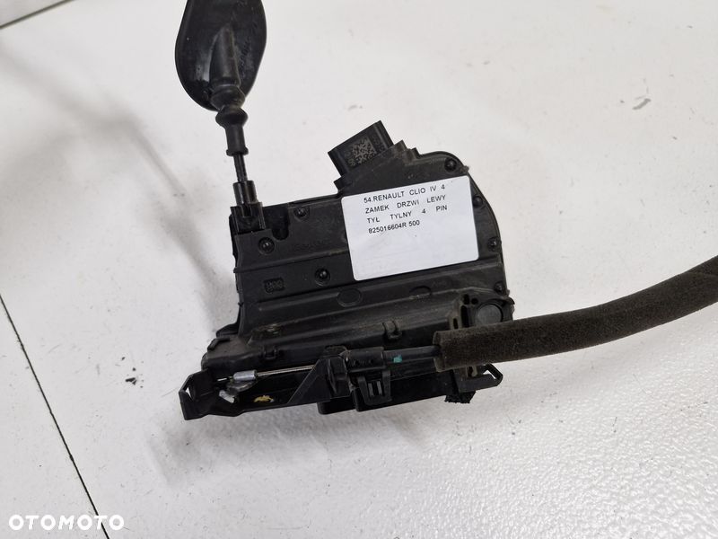 RENAULT CLIO 4 IV ZAMEK DRZWI LEWY TYŁ TYLNY 4 PIN 825016604R - 4