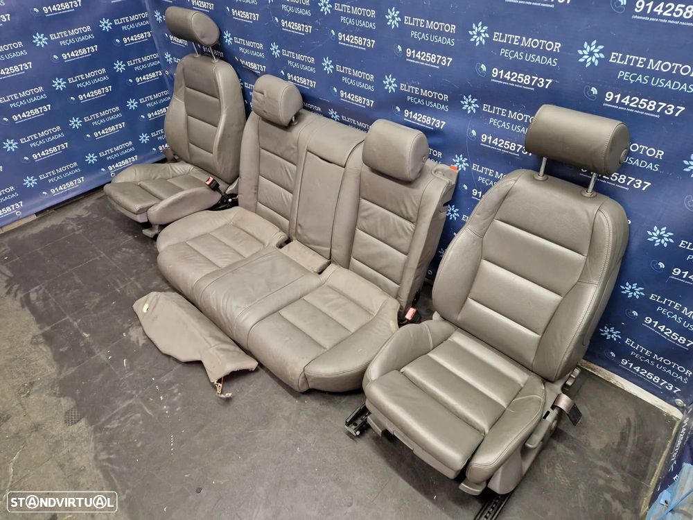 Jogo de bancos usados AUDI A4 B6 S-LINE PELE AQUECIDOS - 4