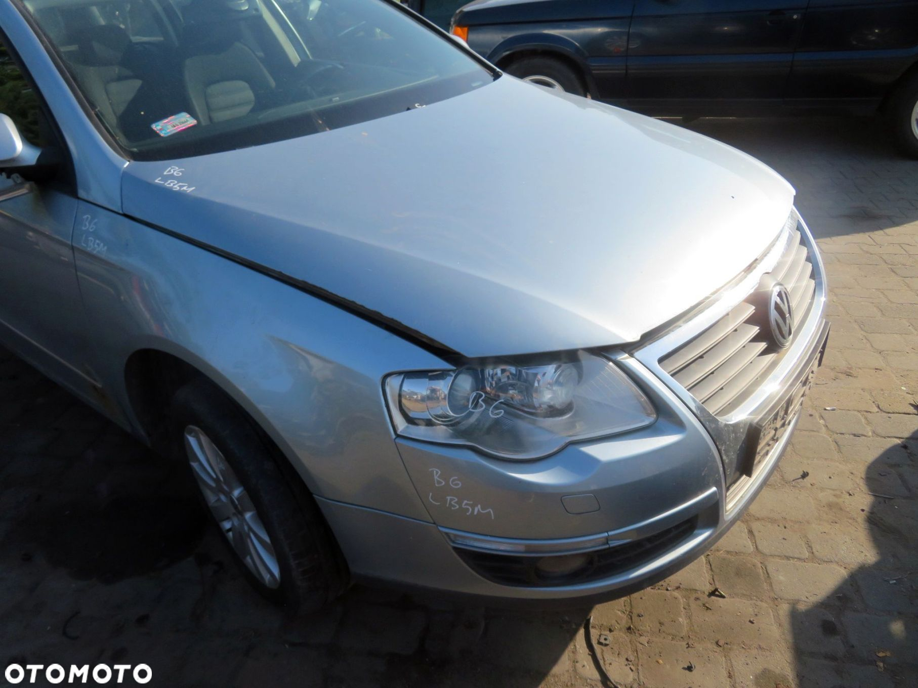 MASKA ZDERZAK BŁOTNIKI LAMPY PASSAT B6 LB5M  VOLKSWAGEN 2005-2010 SREBRNY PRZÓD KOMPLETNY - 3