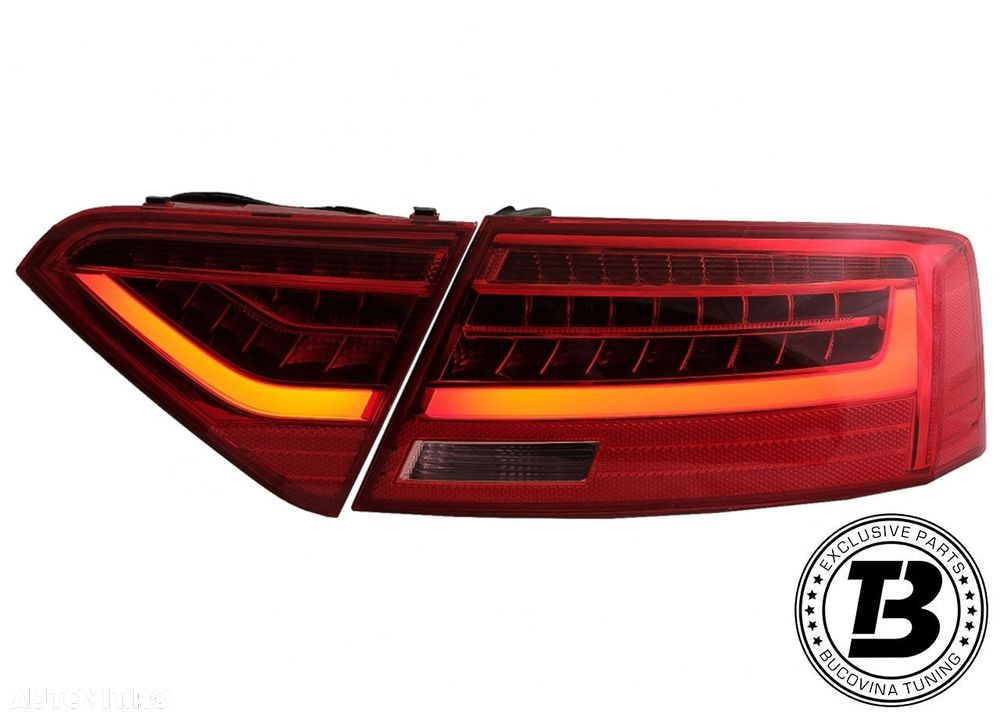 Stopuri Full LED compatibile cu Audi A5 8T Dynamic Design - 2