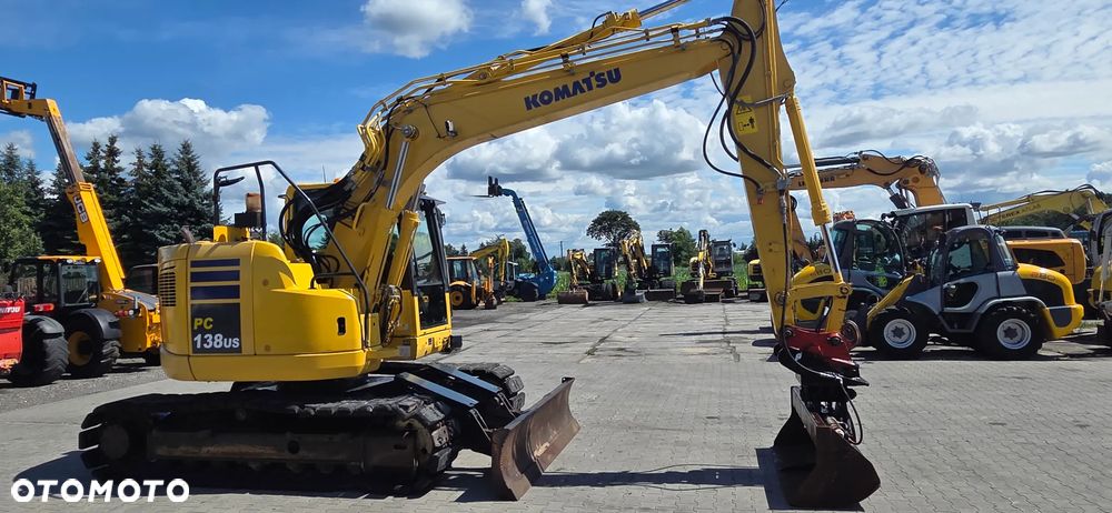 Komatsu <<Komatsu PC138US-10, 2014 rok, nakładki gumowe, pług, sprowadzona!>> - 5