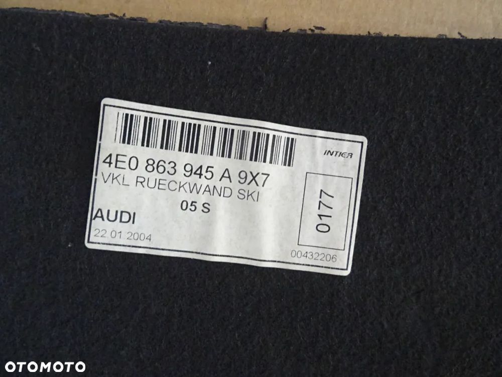 BOCZKI PODŁOGA BAGAŻNIKA AUDI A8 D3 02-05 NR173 - 10