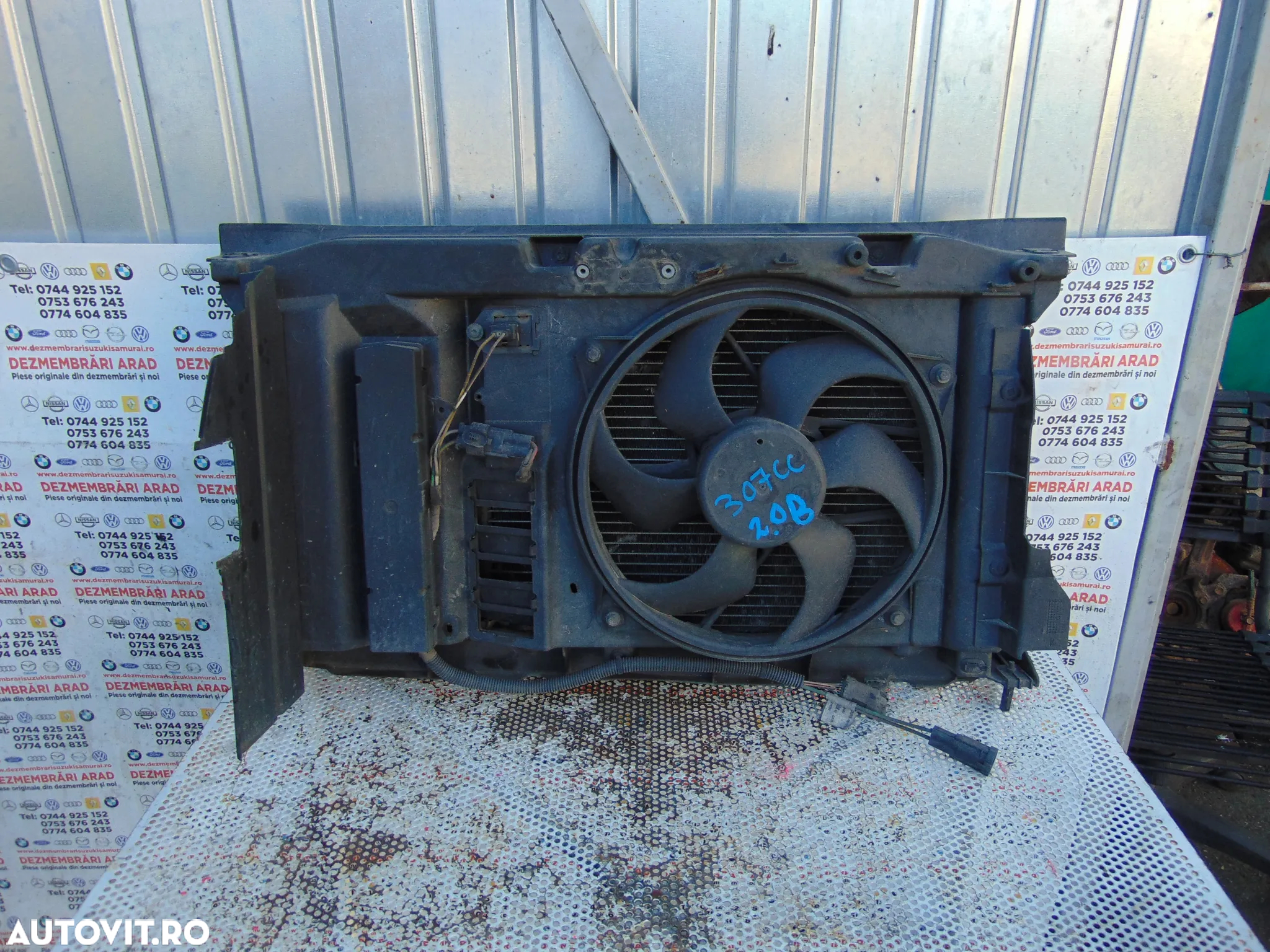 Ventilator racire Peugeot 307 2.0 benzina 307cc - 2