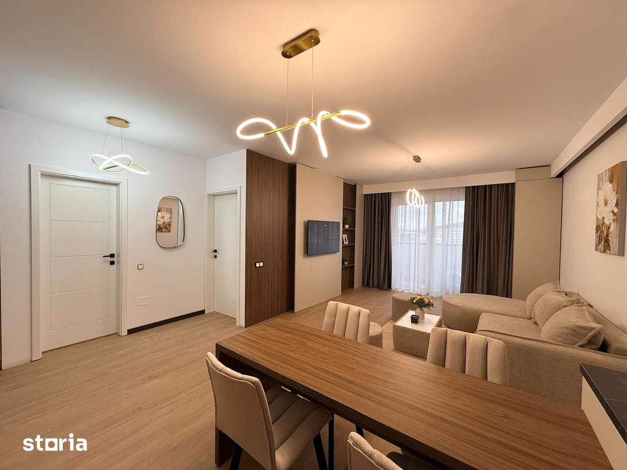 Apartament 2 camere, et.4, lift, sup.45 mp, complet nou Floresti — fotografia 2