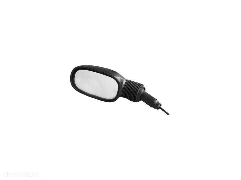 Oglinda exterioara Ford Ka (Rb ) 09.1996-11.2008 stanga/dreapta View Max crom convex carcasa neagra reglare parghie fara incalzire - 1