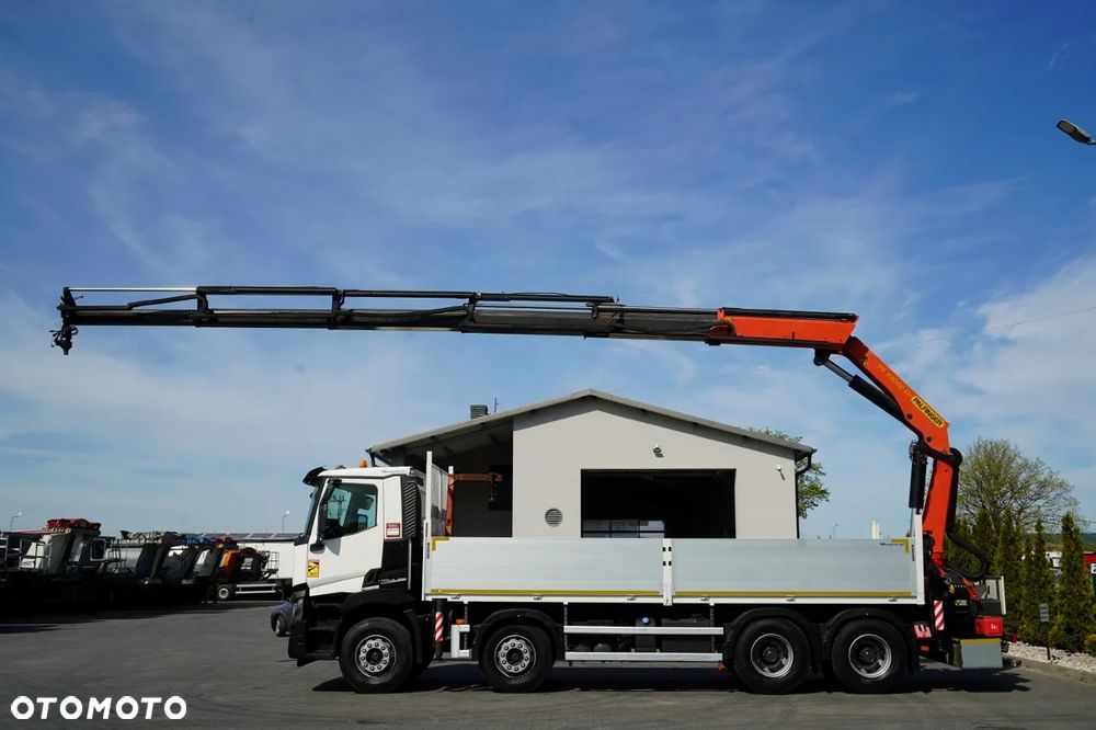 Renault C 430 / 8x4 / SKRZYNIOWY 7 M + HDS PALFINGER 33002 -wysów: 14,5 M / UDŹWIG 9800 KG / STEROWANIE RADIOWE / ROTATOR / EURO 6 - 4