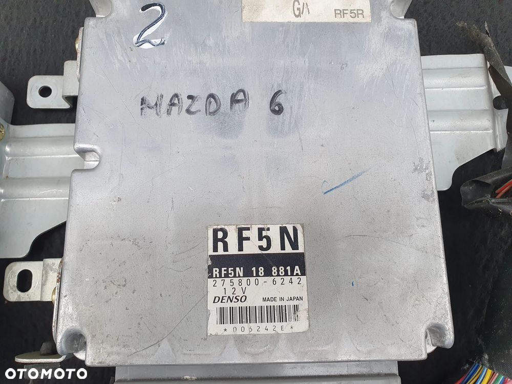 MAZDA 6 I 2.0D ECU STEROWNIK SILNIKA KOMPUTER RF5N18881A 275800-6242 POSIADAM 2SZT - 3