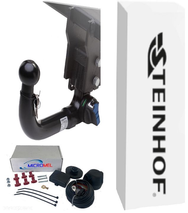 Wypinany hak holowniczy + Moduł 7 pin do Hyundai ix35 od 2010 do 2015 - 1