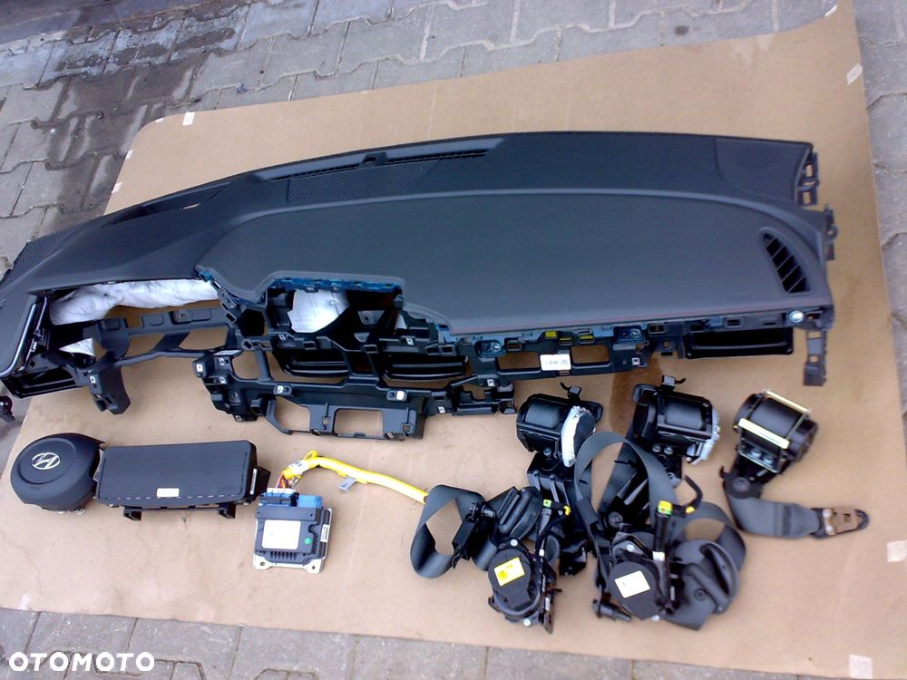 hyundai sonata dn8 viii 2021 2022 2023 konsola poduszki kpl. - 3