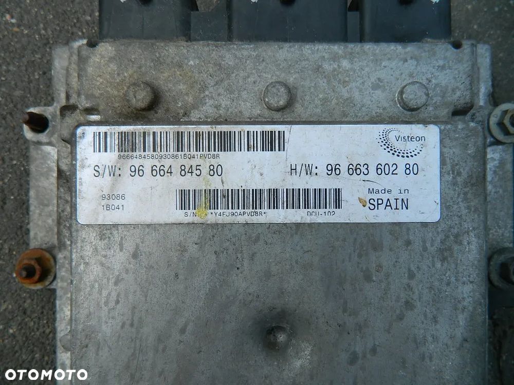 KOMPUTER STEROWNIK SILNIKA DUCATO BOXER JUMPER 2.2 VISTEON - 2