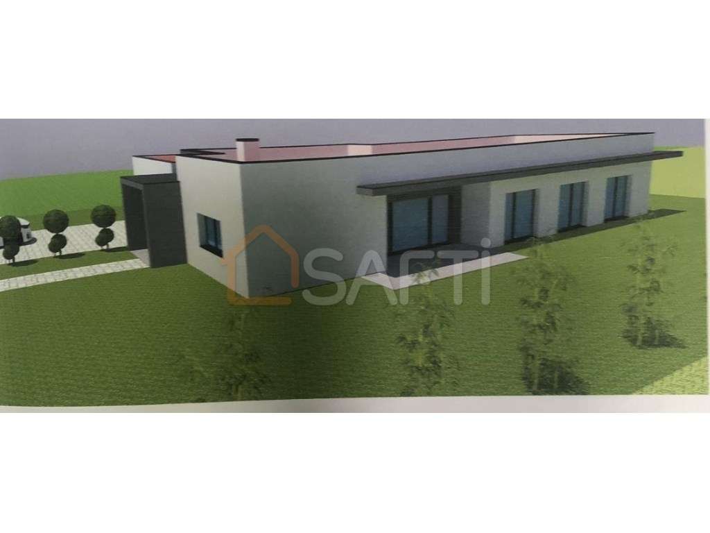 Terreno com 1860m2 com projeto aprovado em Pataias, Alcobaça - Grande imagem: 2/5