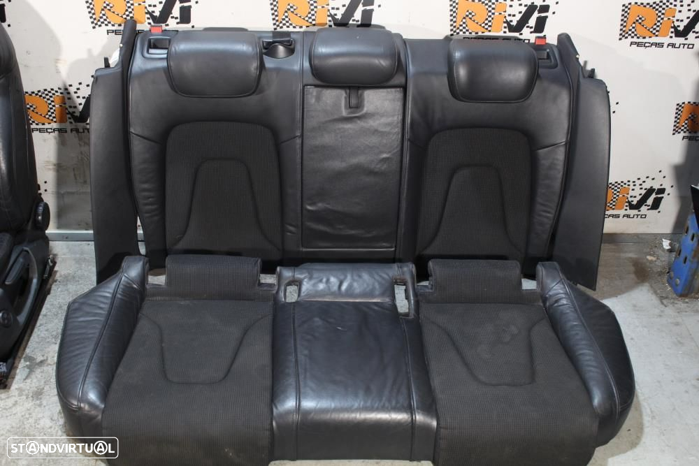 Bancos Audi A4 B8 Carrinha SLine Pele e Tecido - 7