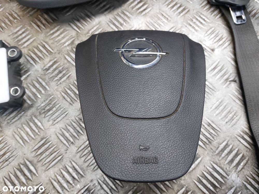 ZESTAW AIRBAG KOKPIT PODUSZKI MODUŁ OPEL MERIVA B 10-13r 13300473 - 8