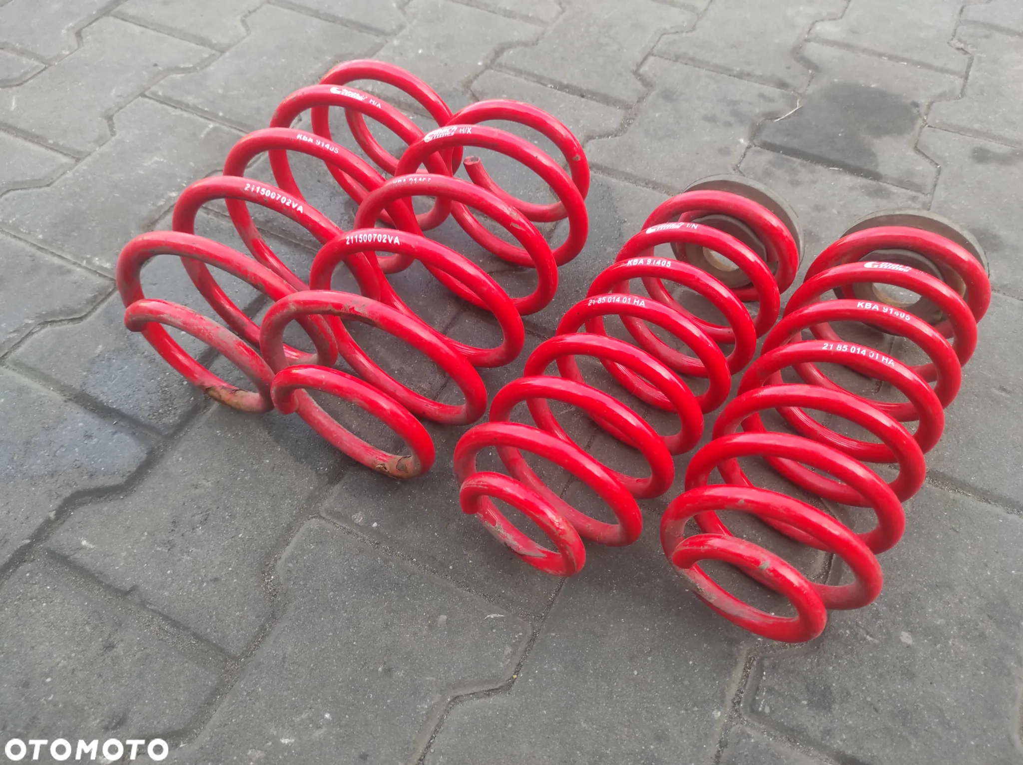 SPRĘZYNY OBNIŻAJACE EIBACH PRO KIT -40mm KBA91405 VW GOLF 5 6 TOURAN AUDI A3 8P SEAT LEON 2 ALTEA SKODA OCTAVIA 2 KOMPLET WYSYŁKA !!!!! - 2