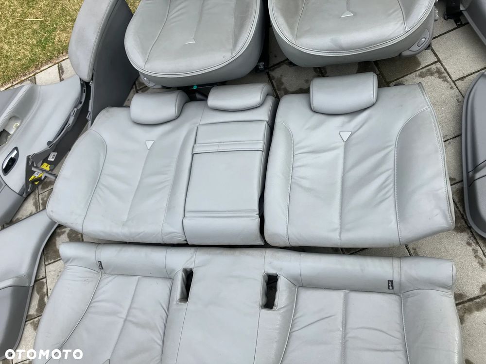 FOTELE SKÓRA REANULT LAGUNA II ELEKTRYKA KANAPA PODGRZEWANE  BOCZKI SZARA SKÓRA ROLETY - 14