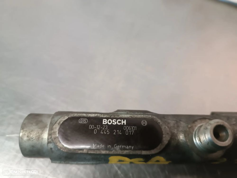 REGUA / RAMPA DE INJECÇÃO COM VALVULAS PEUGEOT 607 807 CITROEN C5 C8 2.2HDI 0445214017 - 4