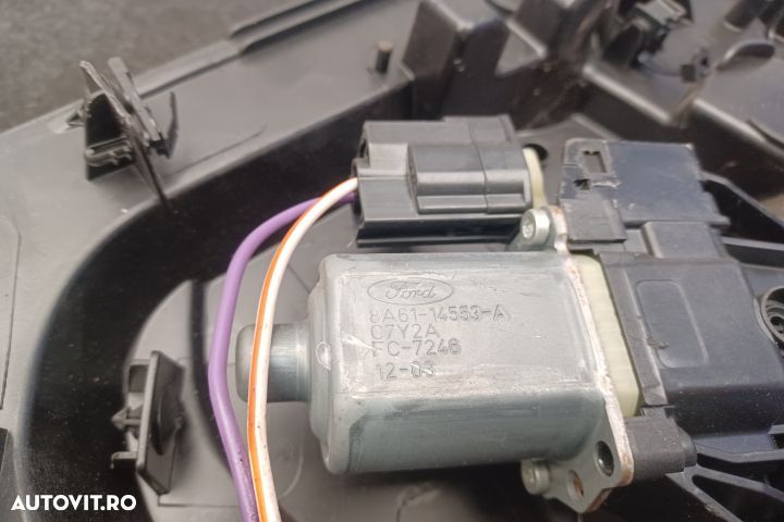 Macara geam fata dreapta electrica 8V5T-14A584BDH 8A61A23200BN 8A61-A - 3