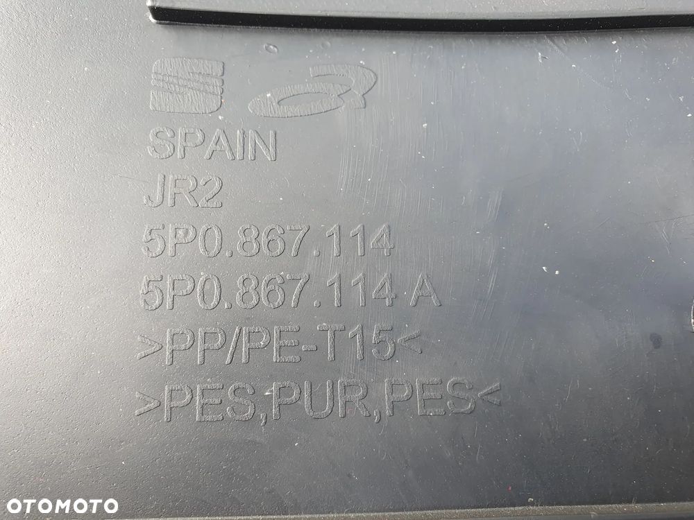 SEAT TOLEDO III BOCZEK PANEL UCHWYT KLAMKA DRZWI PRAWY TYŁ 5P0867114 5P0867180A - 5