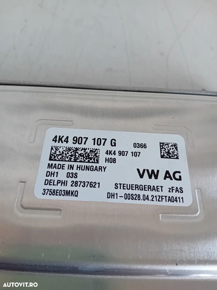 Modul Camera 360 Audi A6 4K C8 A7 Porsche Q8 Cod 4K4907107G An 2018-2024 Motor DTP Cutie Viteze UKY - 5