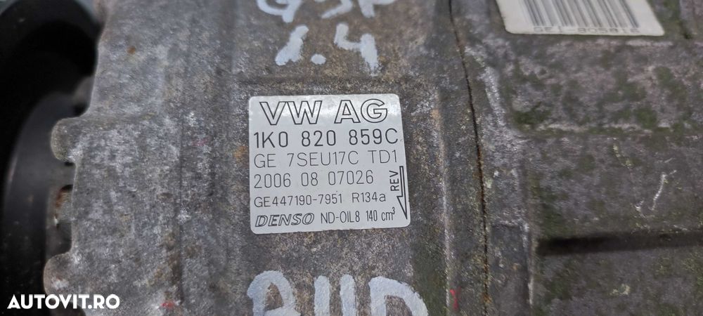 Compresor clima volkswagen vw golf 5 plus  1.4 BUD cod 1K0820859C - 3