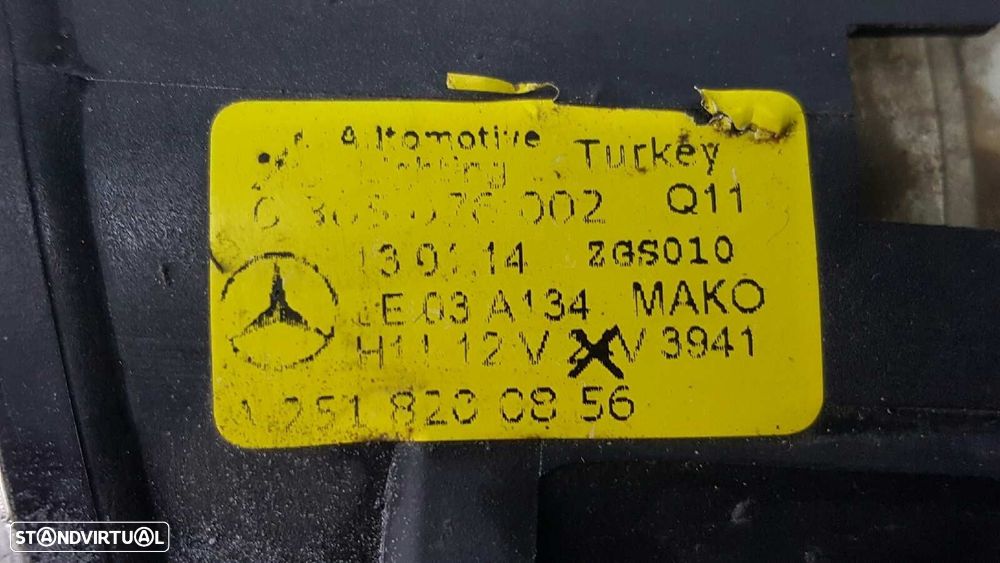 FAROL DE NEVOEIRO ESQUERDO MERCEDES CLASE B (W245) 200 CDI (245.208) - 3