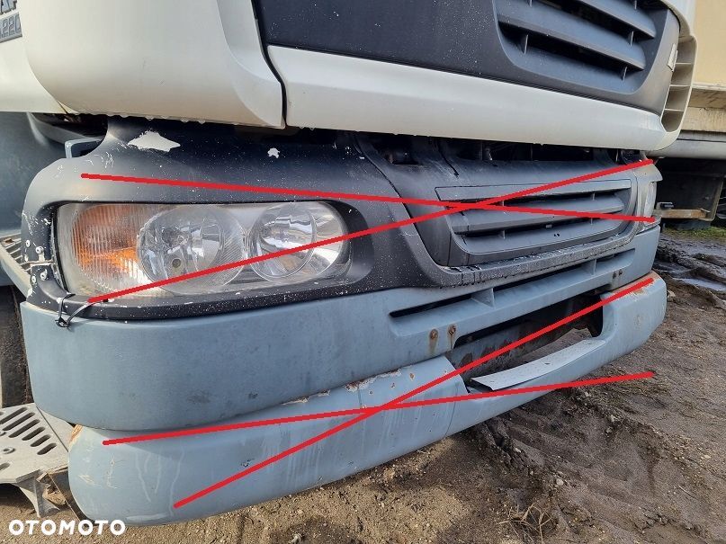 ZDERZAK PAS PRZEDNI LISTWA ZDERZAKA DAF 55 LF 19,5 - 2