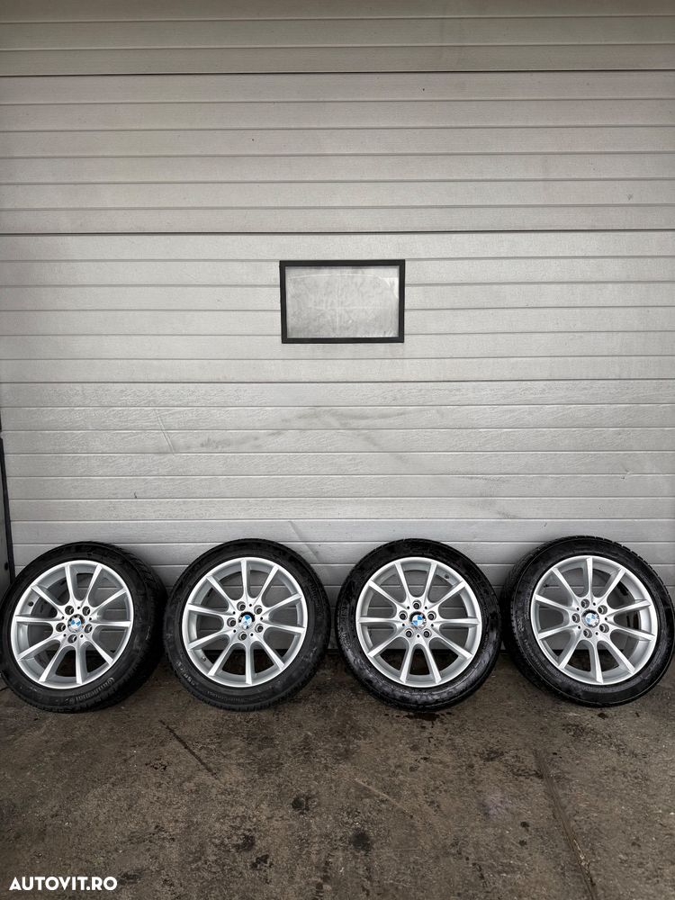 Set Jante Originale BMW pe 18" (Style 328) cu Senzori Presiune - F10, F11, F30, F31 -Rotile sunt in stare tehnica optima - 1