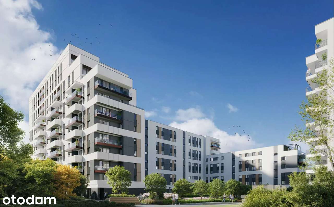 2-pokojowe mieszkanie 43m2 + balkon Bezpośrednio - Pełny obrazek: 5/9