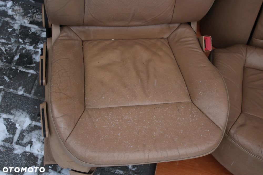 FOTELE PRZÓD FOTELE TYŁ BOCZKI PODŁOKIETNIK GRZANE PRZYCISKI PODGRZEWANIA OPEL VECTRA C KOMBI SKÓRA JASNA EUROPA - 16