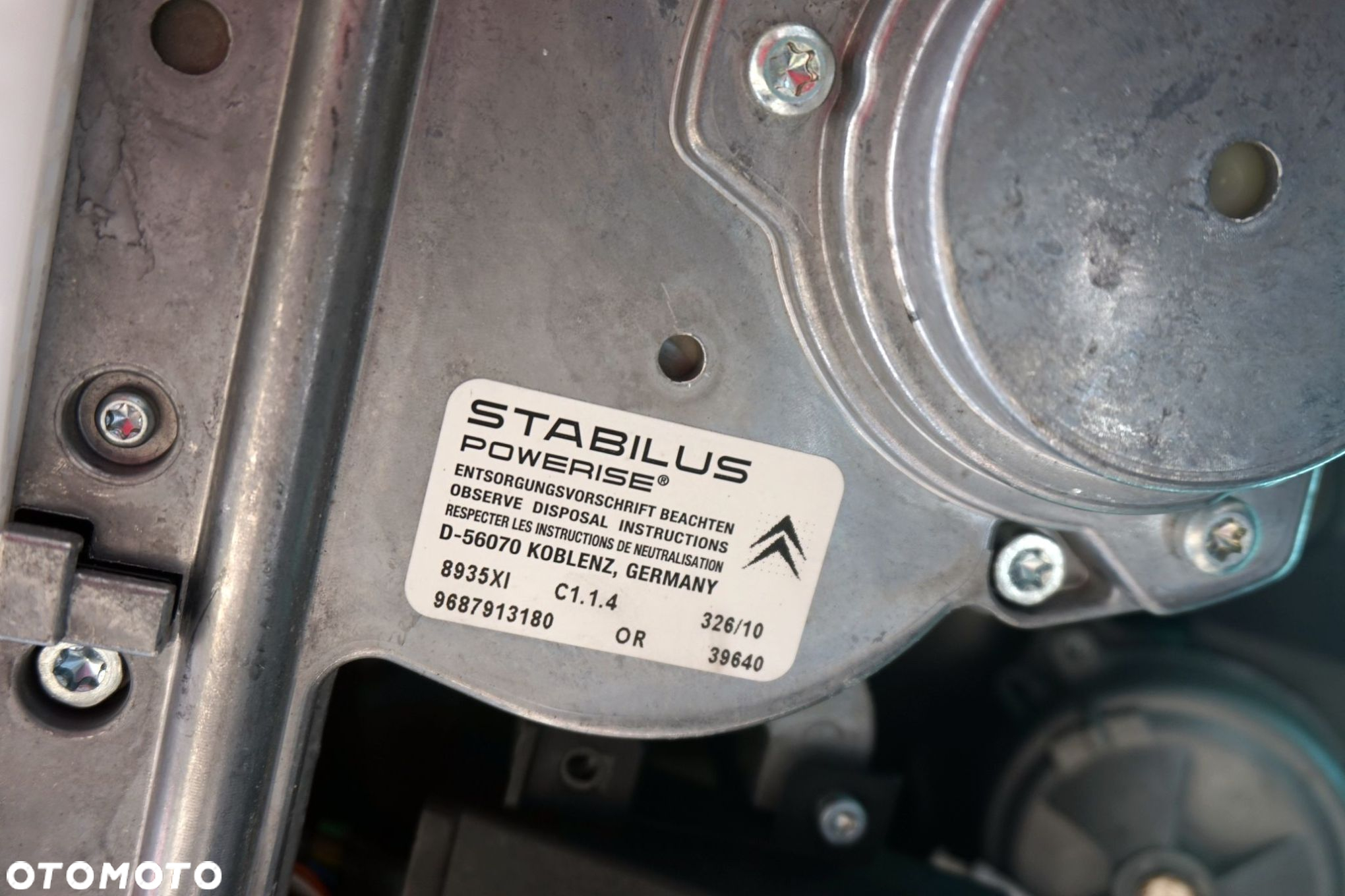 SIŁOWNIK ELEKTRYCZNY KLAPY BAGAŻNIKA C5 III X7 LIFT KOMBI 9687913180 CITROEN 2011-2017 - 2