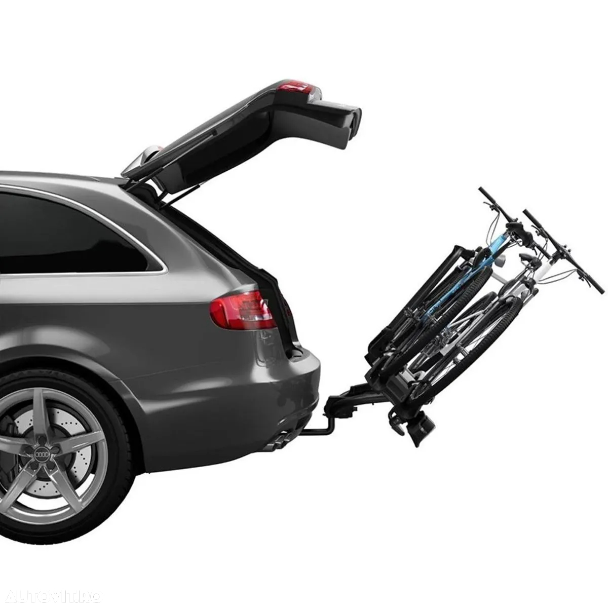 Suport biciclete Thule VeloCompact 924001 cu prindere pe carligul de remorcare, pentru 2 biciclete, 13-pini,Nou_Emitem Factura & Garantie, Pret Importator - 5