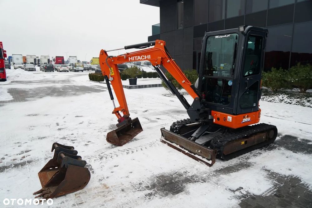 Hitachi ZX26U-6 CR / MINIKOPARKA / 2022 ROK / 1800 MTH / KOMPLET ŁYŻEK - 3