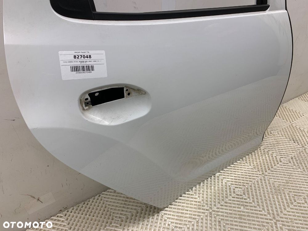DRZWI PRAWY TYŁ  DACIA DUSTER (HM_) 2017 - 2022 1.5 dCi 115 (HMAD) 85 kW [116 KM] olej napędowy - 2