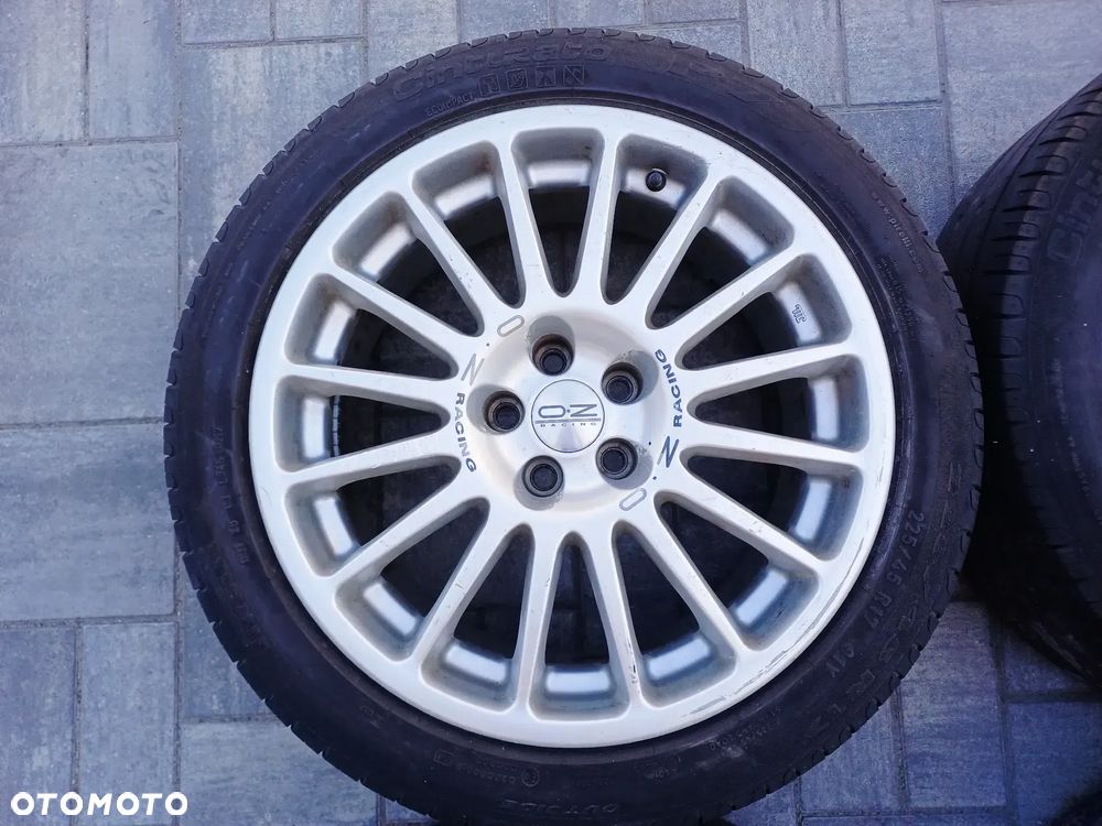 FELGI Z OPONAMI KOŁA ALUMINIOWE OZ RACING AUDI R17 5X100 ET35 57,1 mm OPONY PIRELLI P7 CINTURATO 225/45 LATO NR7 - 4