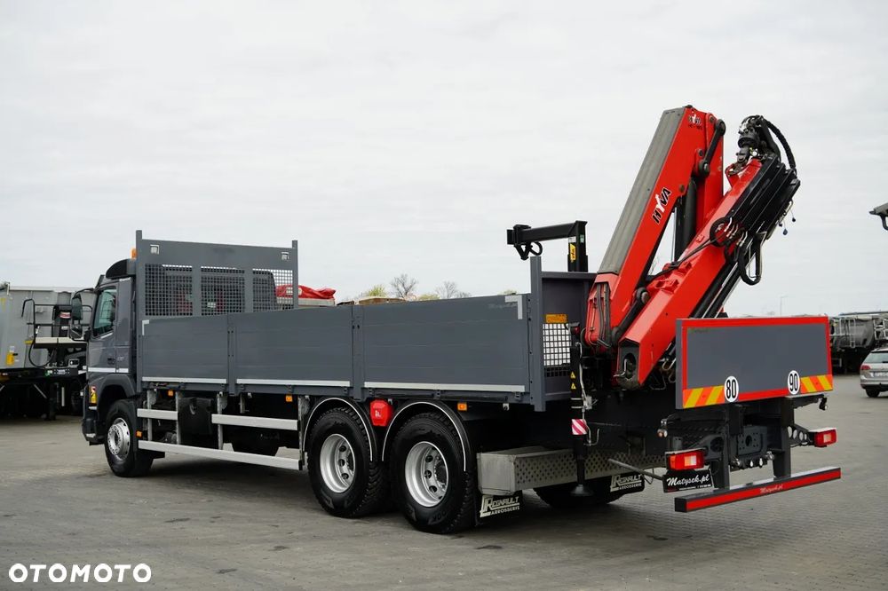 Volvo FHX 430 / SKRZYNIOWY- 7,15 M / HDS HYVA HC-183 / ROTATOR / WIDŁY DO PALET / PILOT - 14