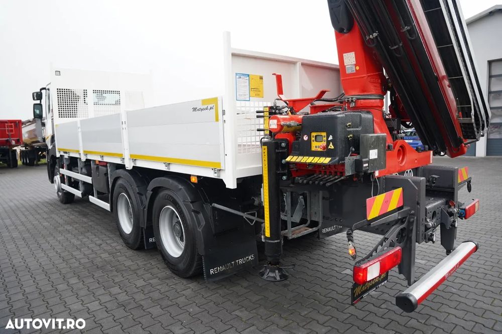 Renault C 380 / 6x4 / LIVRARE 6,7 m / + HDS FASSI F215A / MAX 5.600 KG / ROTATOARE / ANVELOPE 100% / EURO 6 - 15