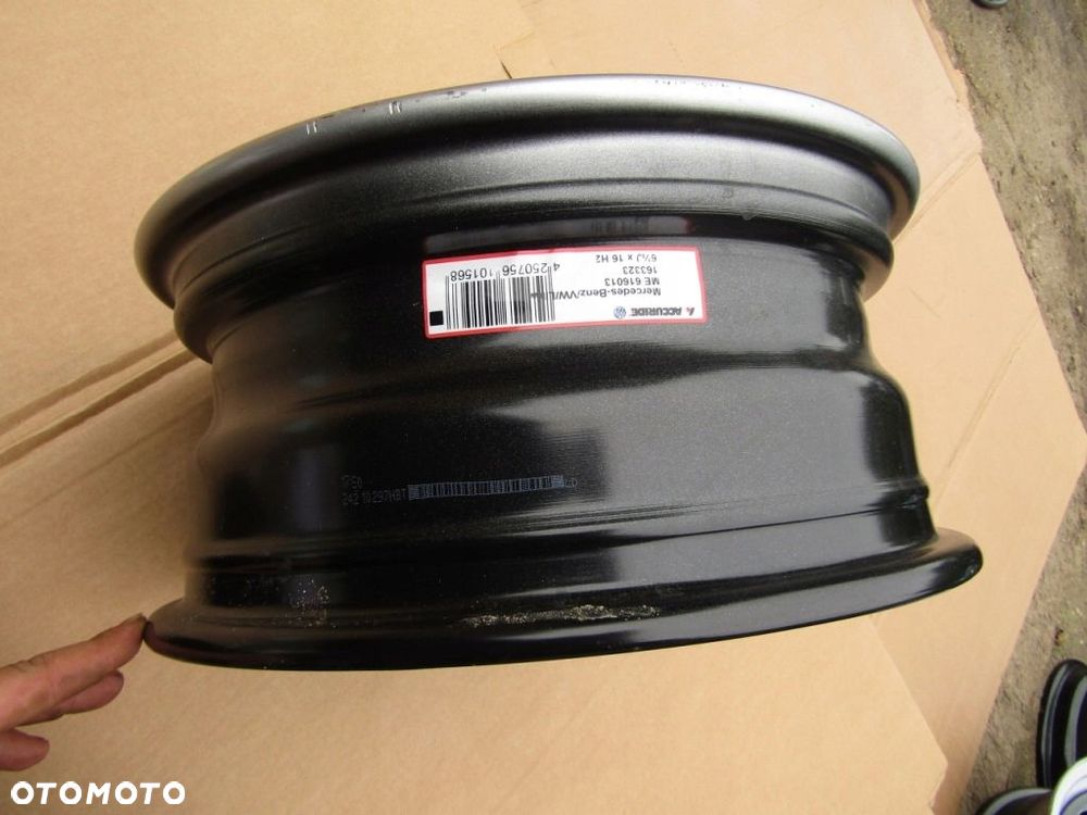 1x Felga 16 Mercedes Sprinter 313 315 316 319 906 VW Crafter 6,5j ET62 - 4