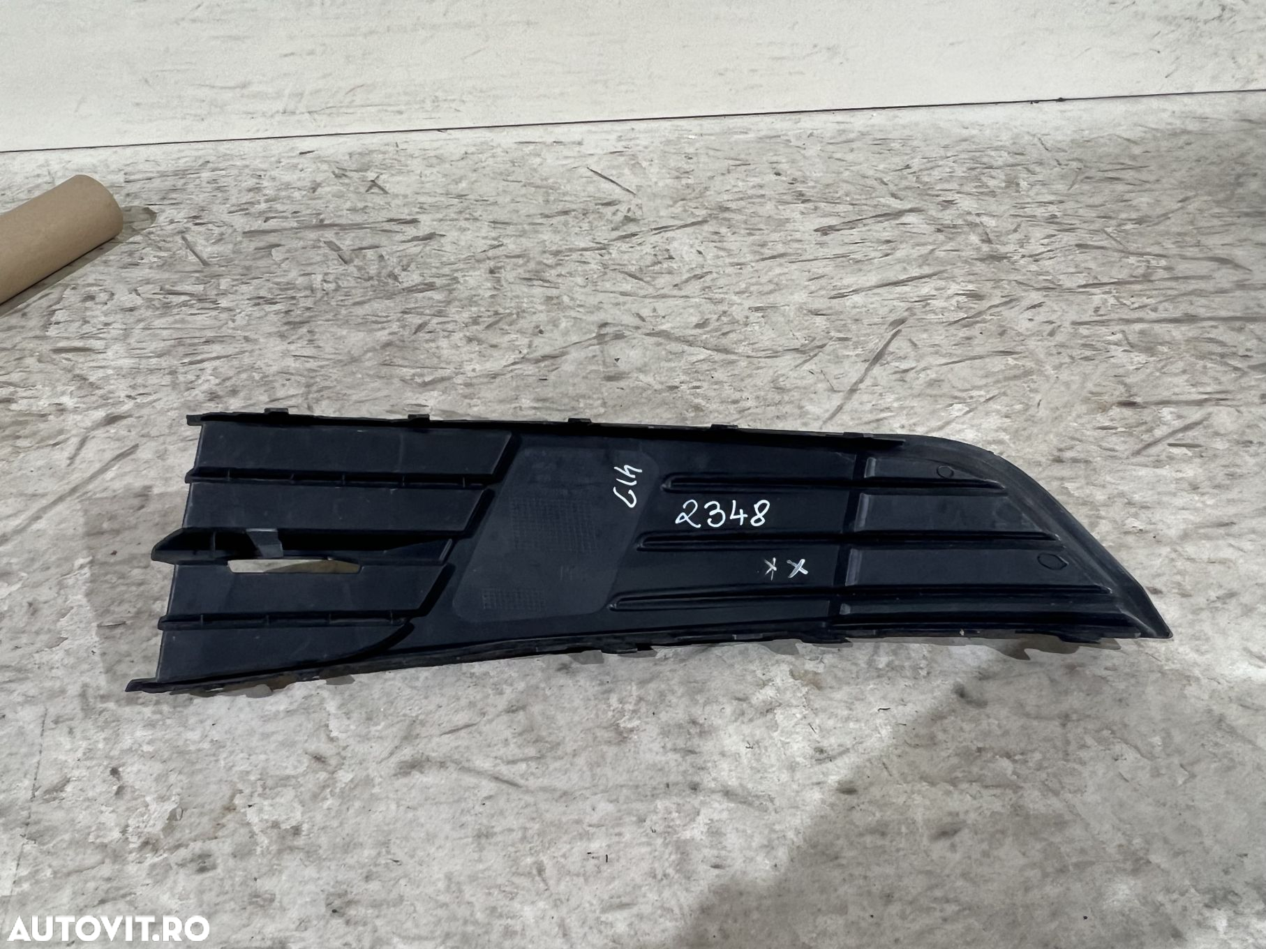 Grila dreapta fata, Skoda Fabia 3, 2014, 2015, 2016, 2017, 2018, 6V0807368. - 4